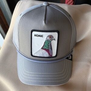 Goorin Bros Homie Gray Cap with Pigeon Patch
